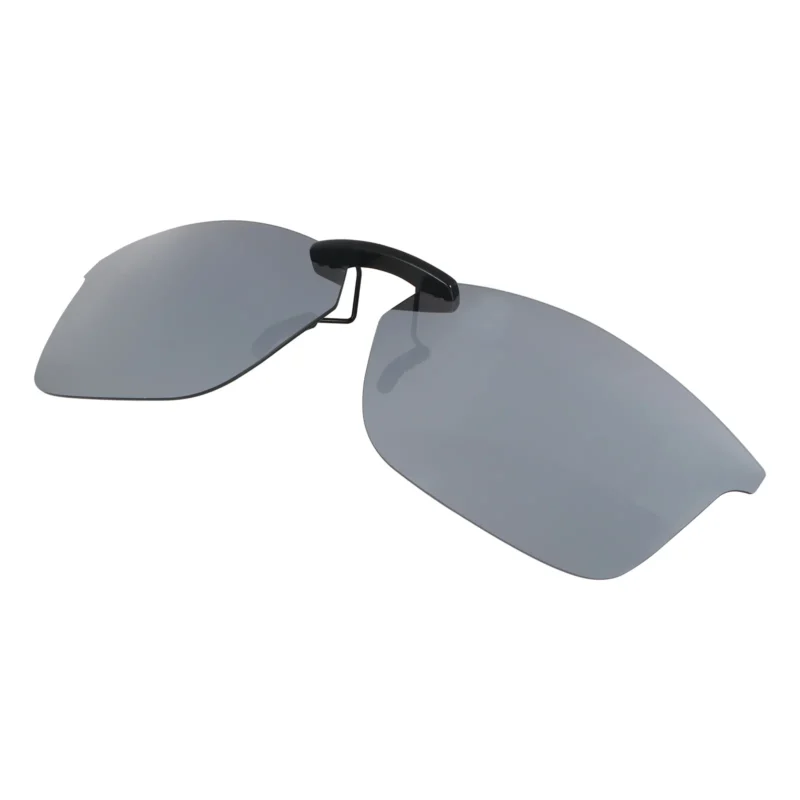 Custom Polarized Clip On Sunglasses For RayBan RB7047 (56mm) 56-17-145 (Silver) - Image 2