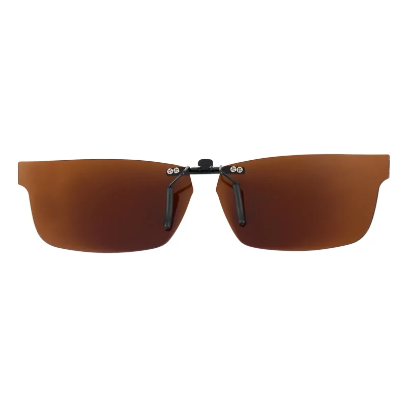 Custom Polarized Clip On Sunglasses for Ray-Ban RB5277 52mm 54-17-140 (Brown) - Image 3