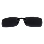 Custom Polarized Clip On Sunglasses for VERSACE 1175-B 1002 53x17 135 (Black)