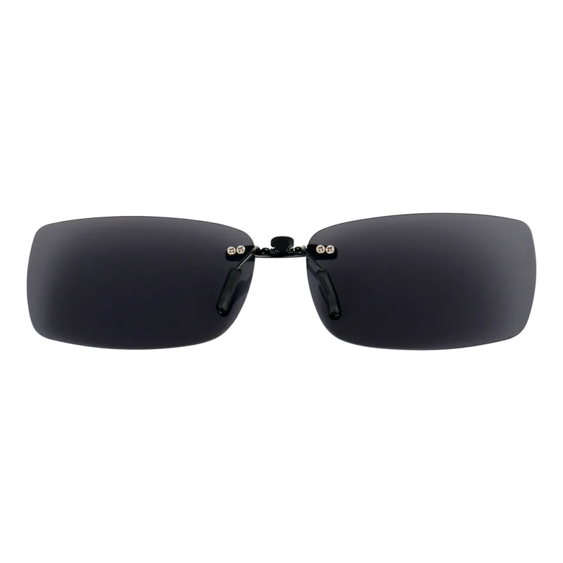 Custom Polarized Clip On Sunglasses for VERSACE 1175-B 1002 53x17 135 (Black) - Image 3