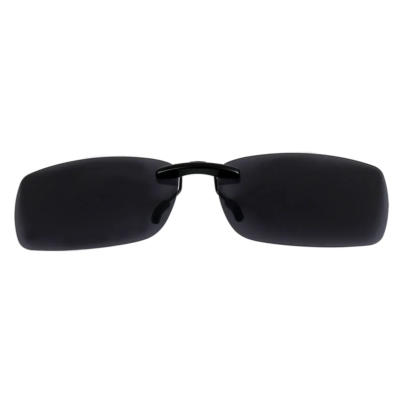 Custom Polarized Clip On Sunglasses for VERSACE 1175-B 1002 53x17 135 (Black)