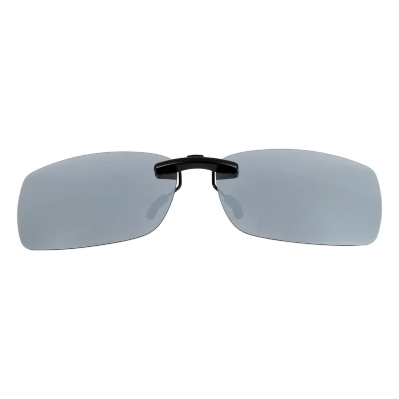 Custom Polarized Clip On Sunglasses for VERSACE 1175-B 1002 53x17 135 (Silver)