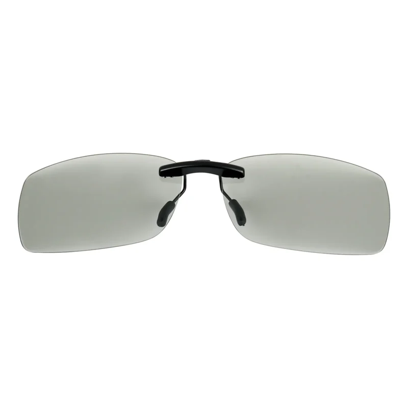 Custom Polarized Clip On Sunglasses for VERSACE 1175-B 1002 53x17 135 (Transparent)