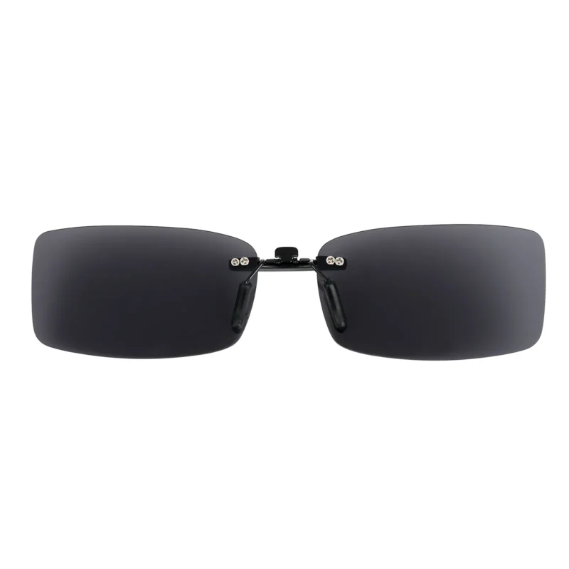 Custom Polarized Clip On Sunglasses for VERSACE 1163-M 1252 52x16 135 (Black) - Image 3