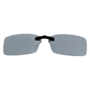 Custom Polarized Clip On Sunglasses for VERSACE 1163-M 1252 52x16 135 (Silver)