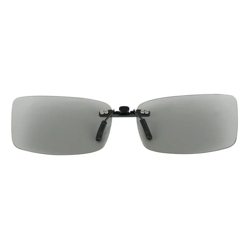 Custom Polarized Clip On Sunglasses for VERSACE 1163-M 1252 52x16 135 (Transparent) - Image 3